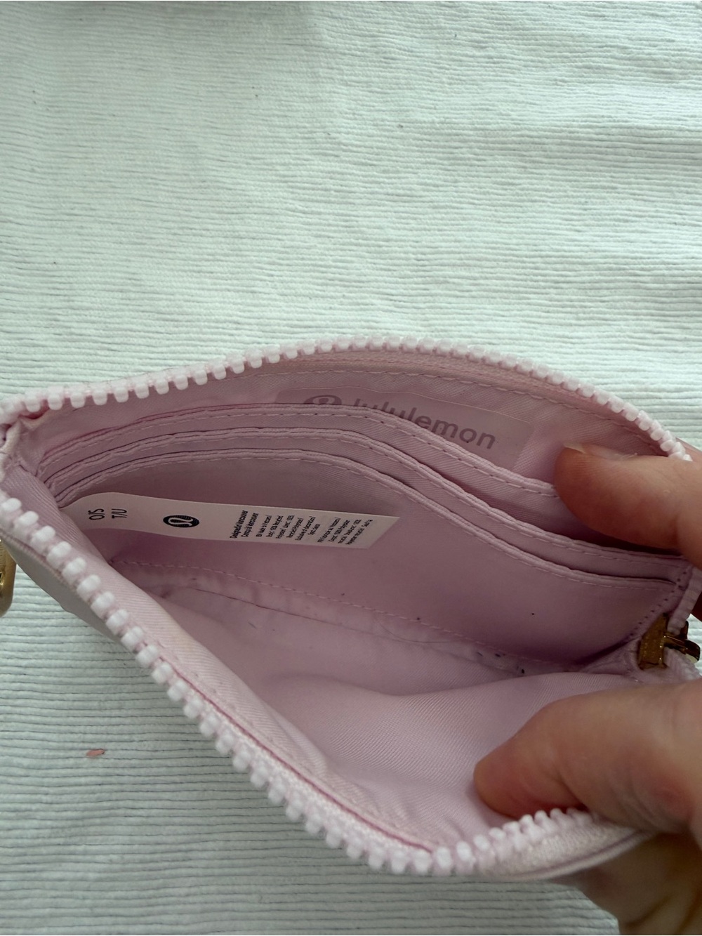 lululemon athletica Light Pink Zip Cosmetic Pouch - Picture 4 of 4